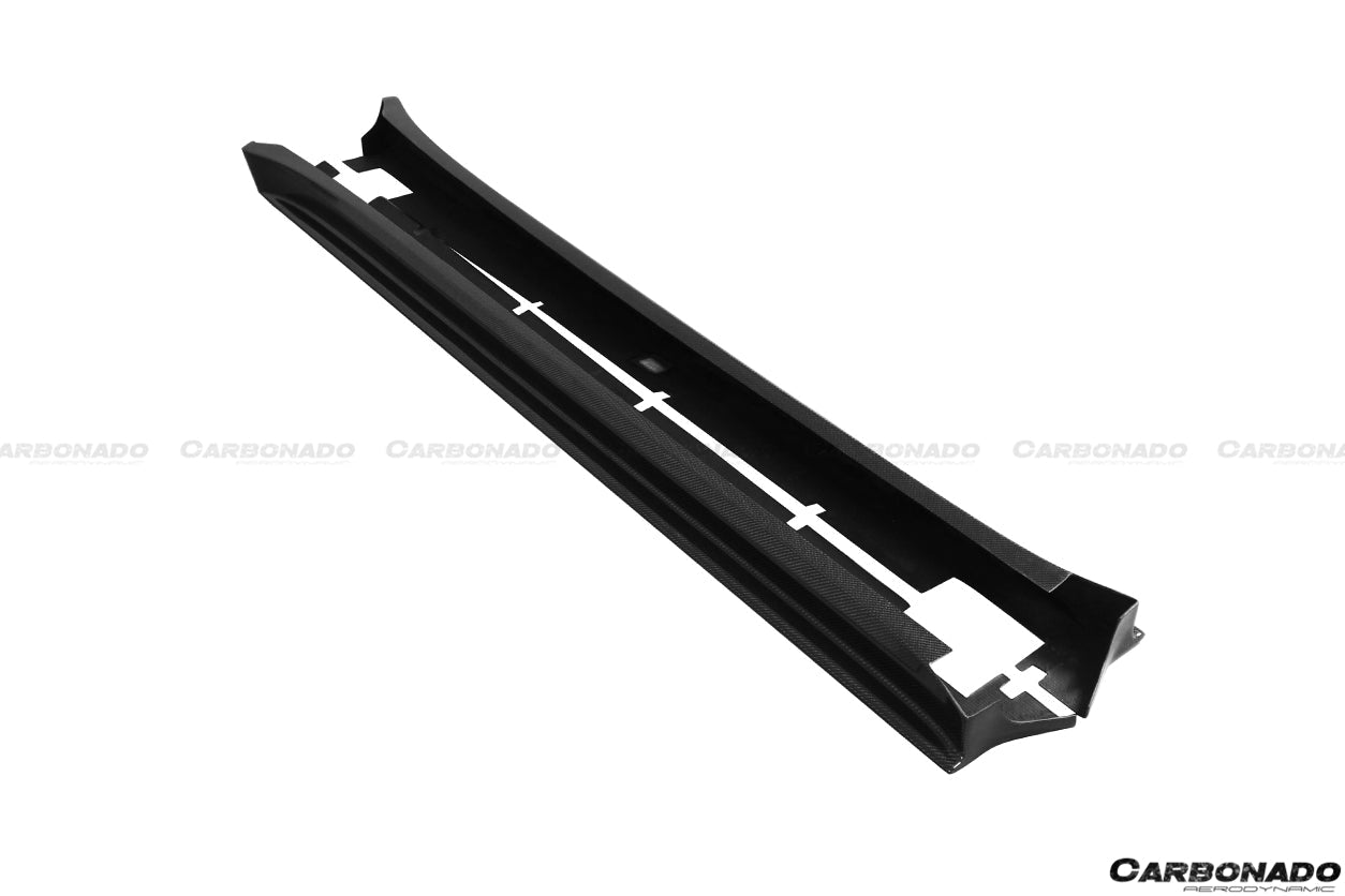 2016 - 2021 Tesla Model X SUV RZS Style Carbon Fiber Side Skirts